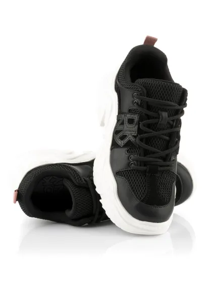 Topánky Na Platforme Dkny Odella - Chunky Snea Black