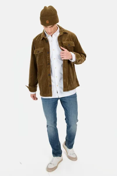 Košeľa Camel Active Longsleeve Shirt White