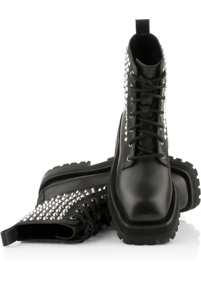 Členková Obuv Dkny Farren Studs - Comba Black