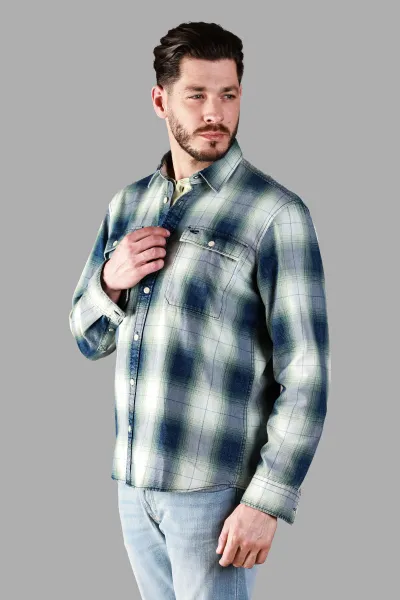 Košeľa Camel Active Longsleeve Shirt Pale Mint