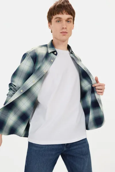 Košeľa Camel Active Longsleeve Shirt Pale Mint