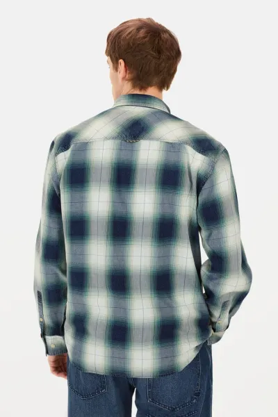 Košeľa Camel Active Longsleeve Shirt Pale Mint