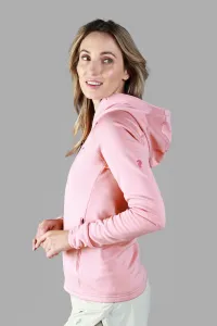 Mikina Peak Performance Flo W Chill Light Zip Hood Warm Blush