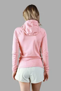 Mikina Peak Performance Flo W Chill Light Zip Hood Warm Blush