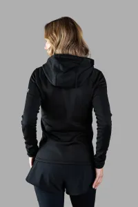 Mikina Peak Performance Flo W Chill Light Zip Hood Black