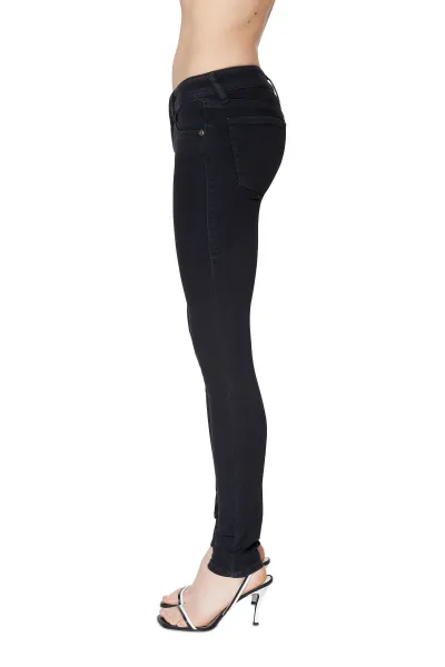 Džínsy Diesel 2018 Slandy-Low Trousers Black