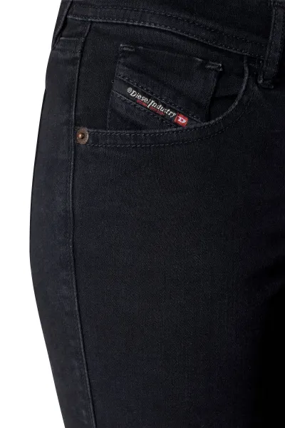Džínsy Diesel 2018 Slandy-Low Trousers Black