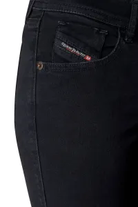 Džínsy Diesel 2018 Slandy-Low Trousers Black