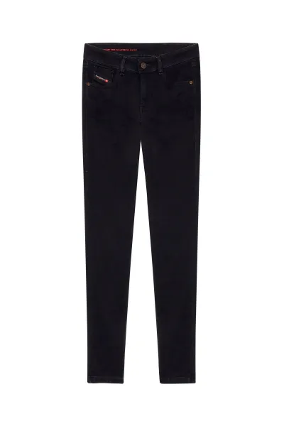 Džínsy Diesel 2018 Slandy-Low Trousers Black