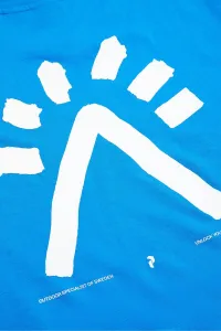 Tričko Peak Performance M Explore Graphic Tee Brilliant Blue