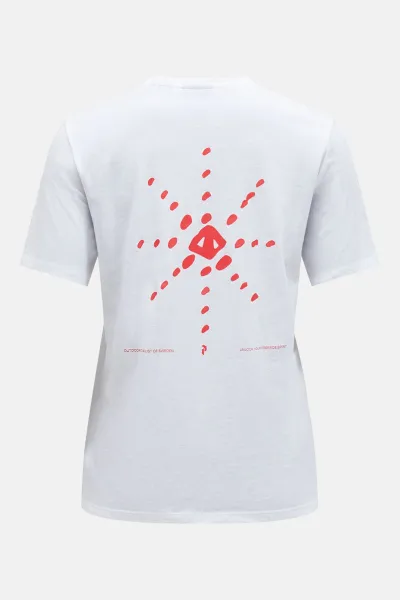 Tričko Peak Performance W Explore Graphic Tee White