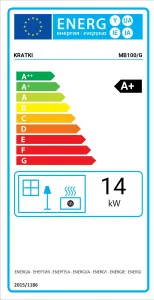 Kratki MB 100 výsuvné dvierka - krbová vložka MB100/G
