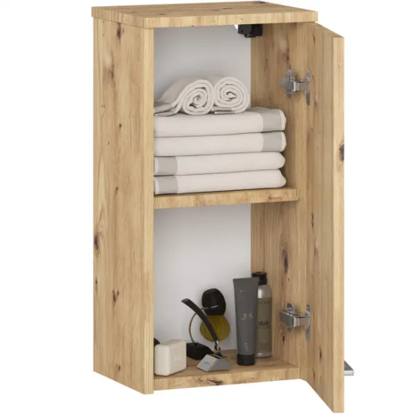 Ak furniture Závěsná koupelnová skříňka Fin 30 cm dub artisan