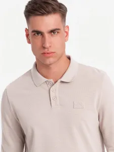 Polokošeľa s dlhým rukávom-pre mužov- popolavá