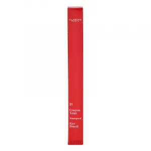 Clarins Eye Make-Up Eye Pencil vodeodolná ceruzka na oči odtieň 01 Black 1,2 g
