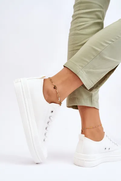Dámske tenisky BIG STAR SHOES Ecru