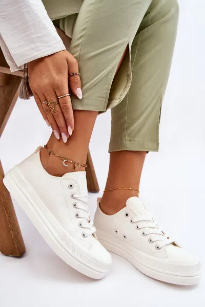 Dámske tenisky BIG STAR SHOES Ecru