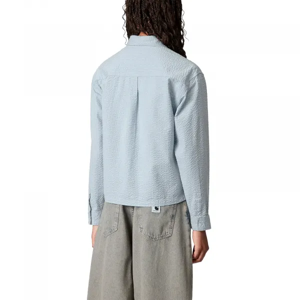 Carhartt WIP Toland Stripe Shirt W "Blue Fog" (I035132-31SXX)