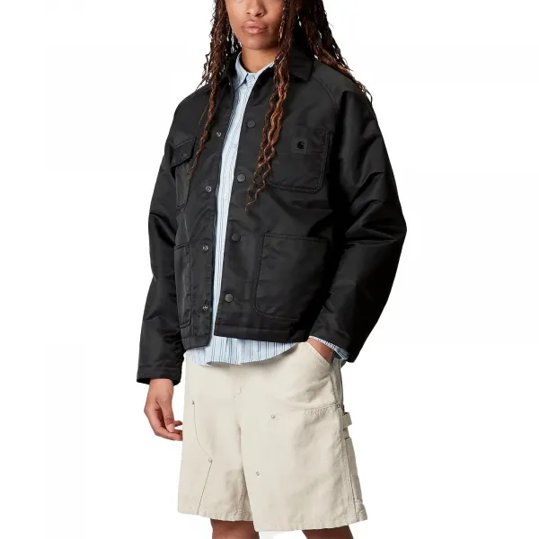 Carhartt WIP Alumni Chore Coat W "Black Scarlet" (I035149-31YXX)