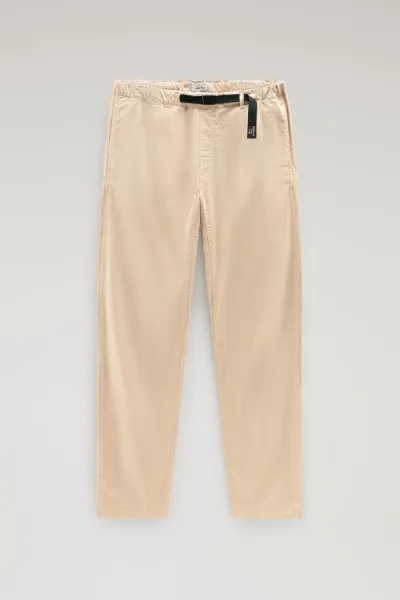Nohavice Woolrich Easy Pant Beach Sand