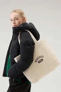 Taška Woolrich Shopper Tote Plaster White