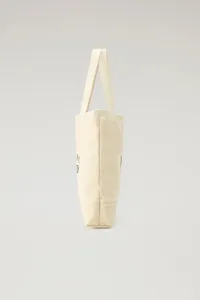 Taška Woolrich Shopper Tote Plaster White