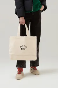 Taška Woolrich Shopper Tote Plaster White