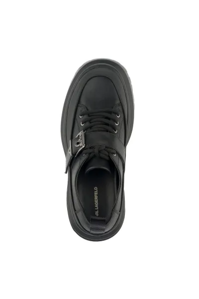 Poltopánky Karl Lagerfeld Jeans Brooke Buckle Trim Shoe Black Lthr