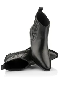 Členková Obuv Karl Lagerfeld Kansas Short Gore Boot Black Lthr