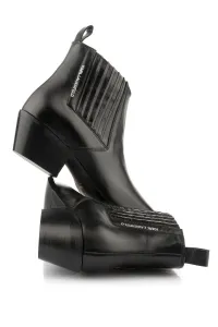 Členková Obuv Karl Lagerfeld Kansas Short Gore Boot Black Lthr