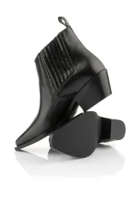 Členková Obuv Karl Lagerfeld Kansas Short Gore Boot Black Lthr