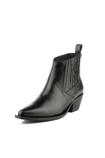 Členková Obuv Karl Lagerfeld Kansas Short Gore Boot Black Lthr