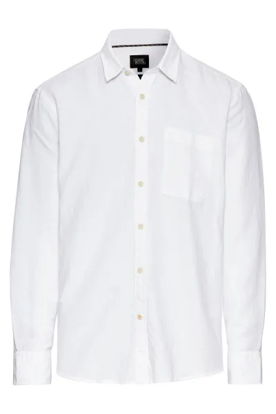 Košeľa Camel Active Longsleeve Shirt White