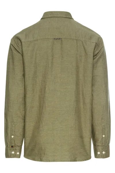 Košeľa Camel Active Longsleeve Shirt Dusty Khaki