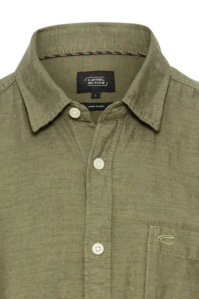 Košeľa Camel Active Longsleeve Shirt Dusty Khaki