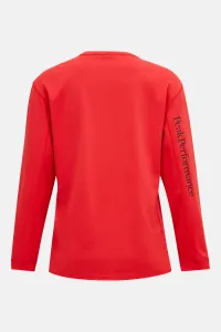 Tričko Peak Performance W Trail Ls Brilliant Red/Black/