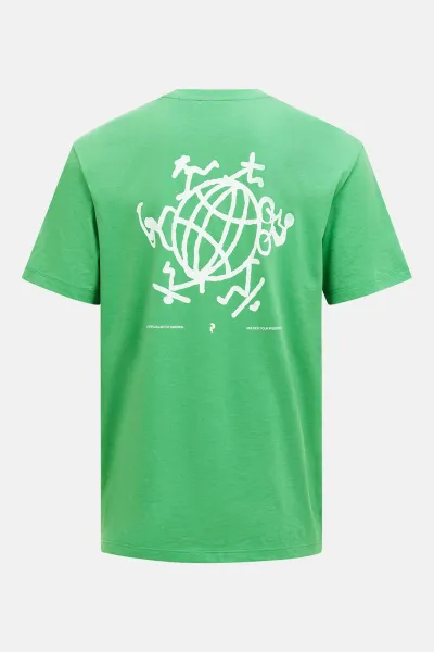 Tričko Peak Performance M Explore Graphic Tee Peppermint