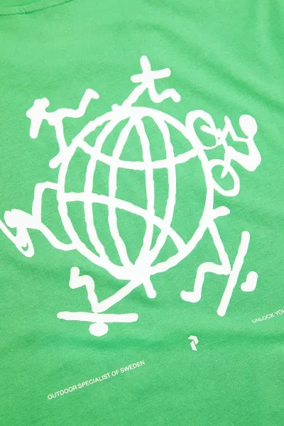 Tričko Peak Performance M Explore Graphic Tee Peppermint