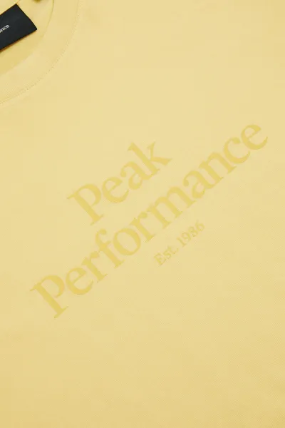 Tričko Peak Performance W Original Tee Mellow Yellow