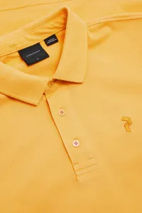 Polokošeľa Peak Performance M Classic Cotton Polo Blazing Orange