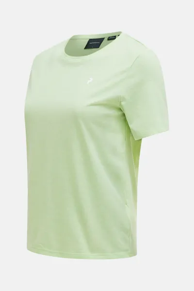 Tričko Peak Performance W Explore Graphic Tee Vivid Green