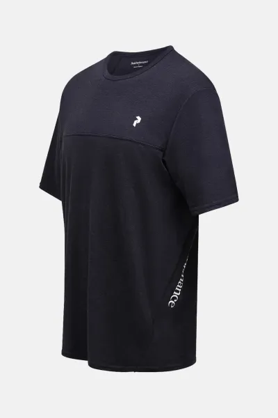 Tričko Peak Performance M Trail Wool Blend Ss Black