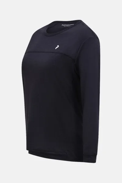 Tričko Peak Performance W Trail Wool Blend Ls Black