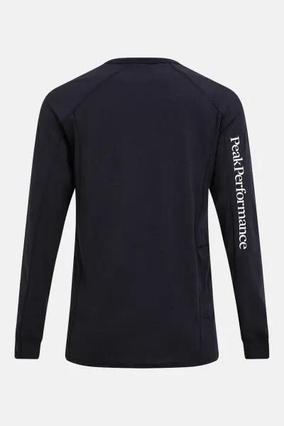 Tričko Peak Performance W Trail Wool Blend Ls Black