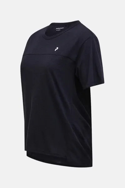 Tričko Peak Performance W Trail Wool Blend Ss Black