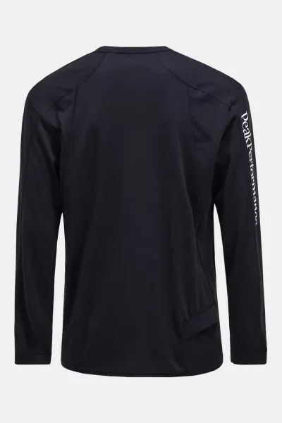 Tričko Peak Performance M Trail Wool Blend Ls Black
