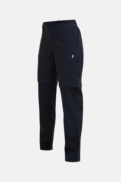 Nohavice Peak Performance W Iconiq Zip-Off Pants Black