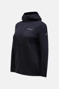 Mikina Peak Performance W Trail Polartec Zip Hood Black