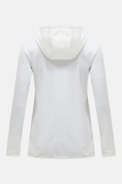 Mikina Peak Performance W Light Zip Hood Offwhite