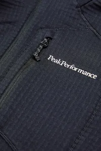 Mikina Peak Performance W Trail Polartec Zip Hood Black